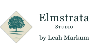 Elmstrata Studio by Leah Markum logo